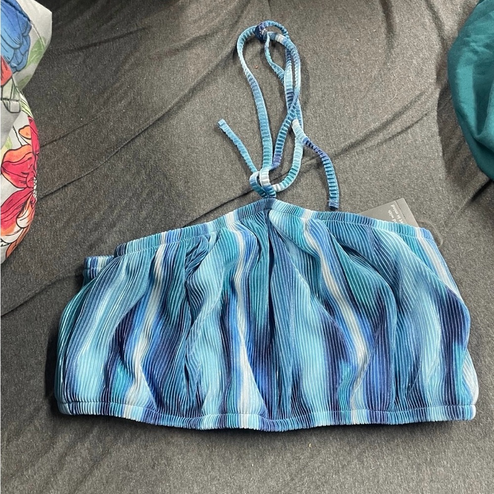 Blue Kids Swim Top